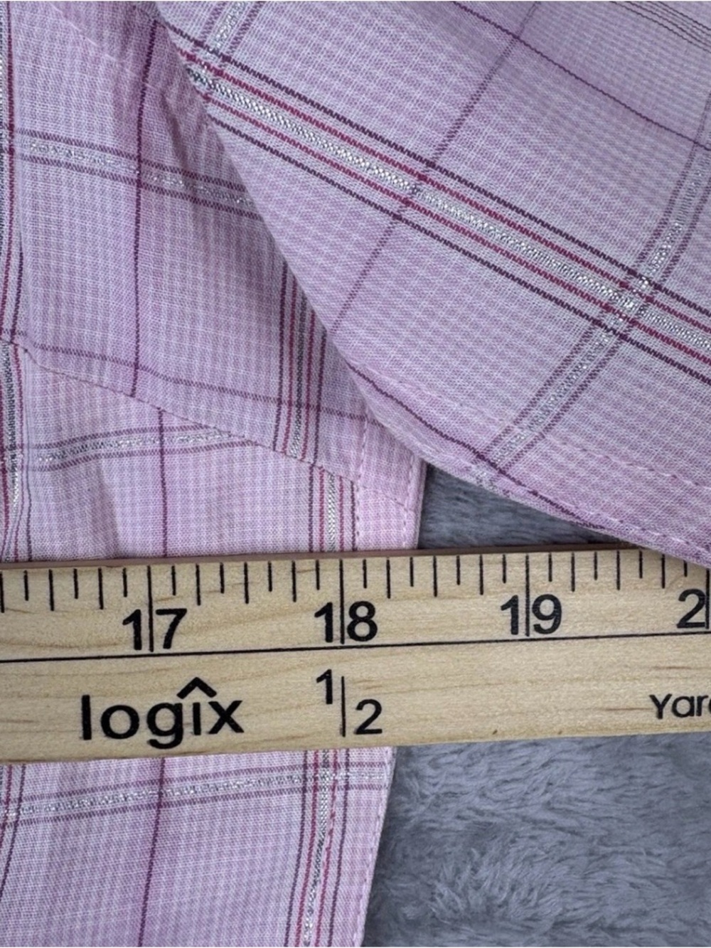 Ariat Real Rachel Bronco Snap Button Front Long Sleeve Western Pink Plaid Small - Picture 13 of 14